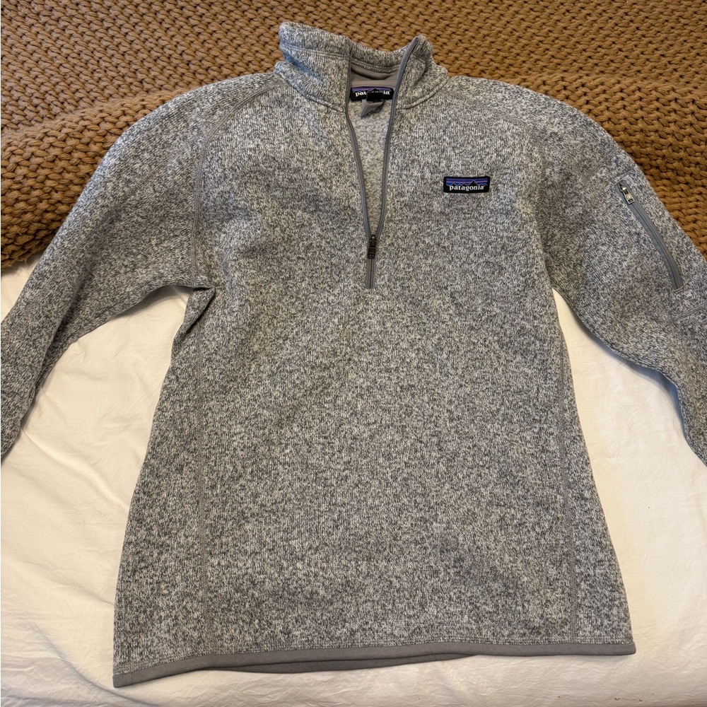 Patagonia Gray Quarter Zip Thermal